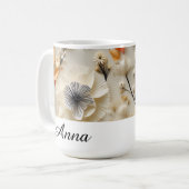 Inspirationsblüten: Personalisiert Kaffeetasse (Vorderseite Links)