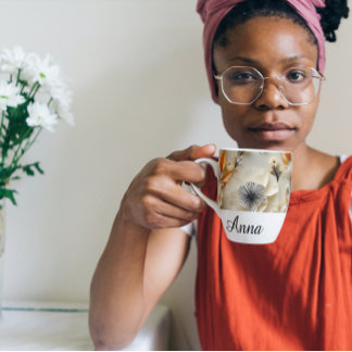 Inspirationsblüten: Personalisiert Milchtasse