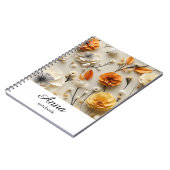 Inspirationsblüten: Personalisierte Uni Notizblock (Linke Seite)