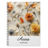 Inspirationsblüten: Personalisierte Uni Notizblock (Vorderseite)