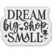 Inspirationsbotschaft für das Verpacken kleiner Un Aufkleber (Vorderseite)