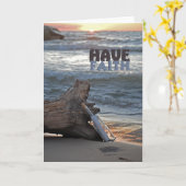 Inspirationsbotschaft in Flasche Karte (Gelbe Blume)