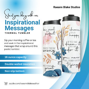 Inspirationsbotschaften Thermosbecher