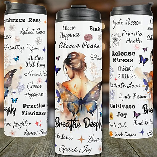 Inspirationsbotschaften Thermosbecher