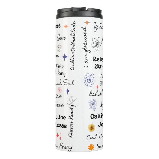 Inspirationsbotschaften Thermosbecher (Rückseite)