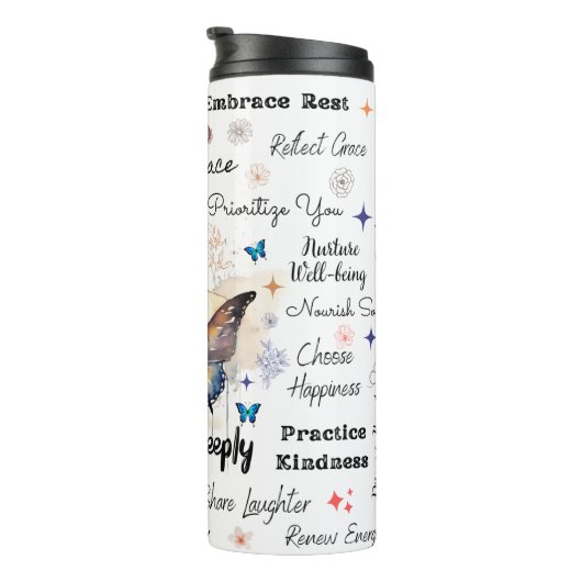 Inspirationsbotschaften Thermosbecher (Nach rechts gedreht)