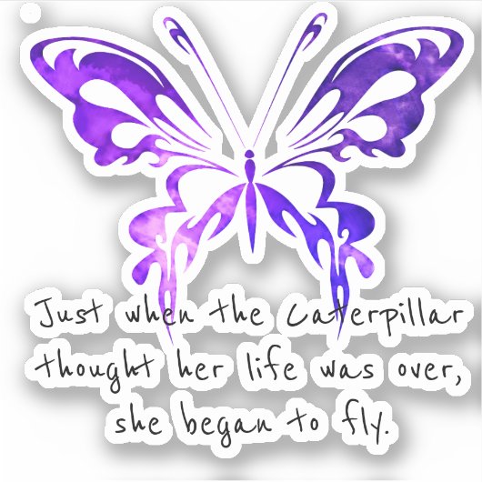 Inspirationsbutterfly Aufkleber (Vorderseite)