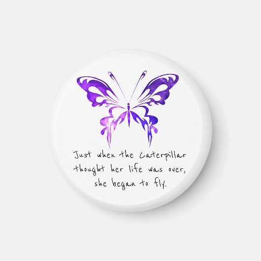 Inspirationsbutterfly Magnet (Vorne)