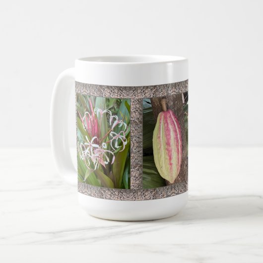 Inspirationscoffee-Tasse mit beeindruckenden Pflan Kaffeetasse (Vorderseite Links)