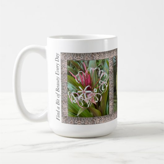 Inspirationscoffee-Tasse mit beeindruckenden Pflan Kaffeetasse (Links)