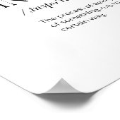 Inspirationsdefinition Poster (Ecke)