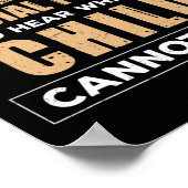 Inspirationsdiagnostiker hilft bei Behinderungen Poster (Ecke)