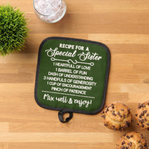 Inspirationsempfehlung für eine spezielle Schweste Topflappen