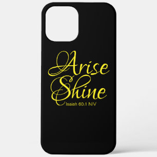 Inspirationserhöhung und Shine Faith Black Case-Mate iPhone Hülle