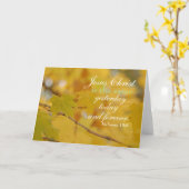 Inspirationsfall-Grußkarte Karte (Gelbe Blume)