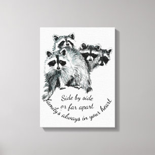 Inspirationsfamilie immer im Mittelpunkt Leinwanddruck