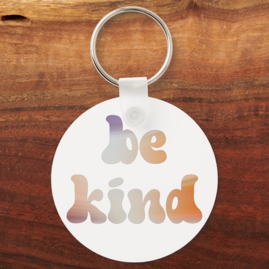 Inspirationsfarbene Wasserfarbe Schlüsselanhänger (Vorderseite)