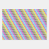 Inspirationsfarbige Lichtblitze Geschenkpapier Set (Vorderseite 3)