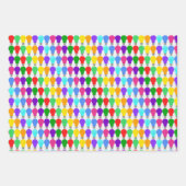 Inspirationsfarbige Lichtblitze Geschenkpapier Set (Vorderseite 2)