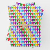Inspirationsfarbige Lichtblitze Geschenkpapier Set (Beispiel)