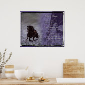 Inspirationsfeld der Träume Poster (Küche)