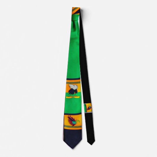 Inspirationsflaggen (Sambia) Krawatte (Vorderseite)