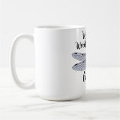 Inspirationsflüsternde Worte der Weisheit Kaffeetasse (Links)