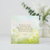 Inspirationsfördernde Schrift mit Milchprodukten Karte (Stehend Vorderseite)