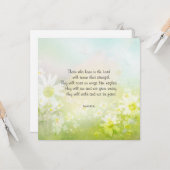 Inspirationsfördernde Schrift mit Milchprodukten Karte (Vorderseite/Rückseite Beispiel)