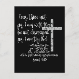 Inspirationsförderung; Isaiah 41 Bibelverse Postkarte