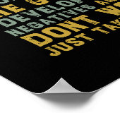 Inspirationsfotograf entwickelt sich aus Negativ Poster (Ecke)