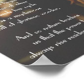 Inspirationsfreies Sonnenuntergangsgedicht | FOTO Poster (Ecke)