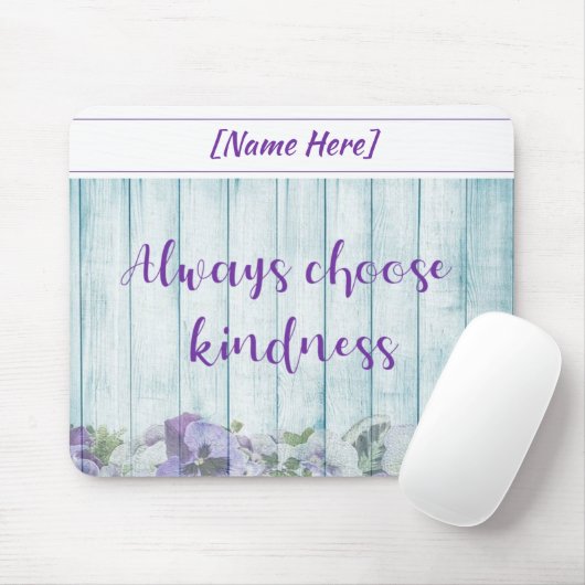 Inspirationsfreundlichkeit Blau Mousepad (Mit Mouse)