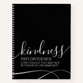 Inspirationsfreundlichkeit zahlt Dividenden ... Notizblock (Vorderseite)