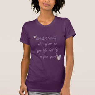 Inspirationsgartenangebot mit Schmetterlingsfliege T-Shirt