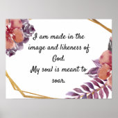 Inspirationsgebet für Motivierend Poster (Vorne)