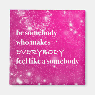 Inspirationsgebote seien schöne rosa Worte der Wei Magnet