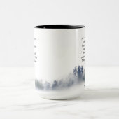 Inspirationsgedicht Hand in Gott-Platz Tasse (Zentrum)