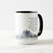 Inspirationsgedicht Hand in Gott-Platz Tasse (VorderseiteRechts)