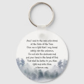 Inspirationsgedicht Hand in Gott Schlüsselanhänger (Vorderseite)