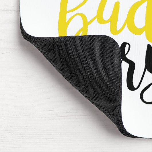 Inspirationsgelbe Badasmousepad Mousepad (Ecke)