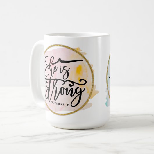 Inspirationsgeschenk Kaffeetasse (Vorderseite Links)