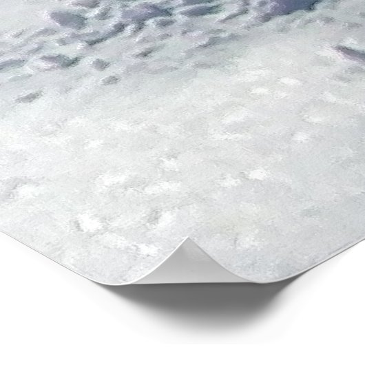 Inspirationsgeschenke Fresh Tracks Poster (Ecke)