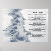 Inspirationsgeschenke Fresh Tracks Poster (Vorne)