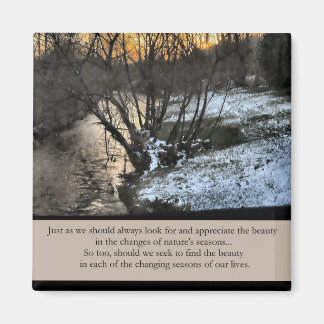 Inspirationsgeschenke Jahreszeiten für unser Leben Magnet