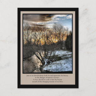 Inspirationsgeschenke Jahreszeiten für unser Leben Postkarte