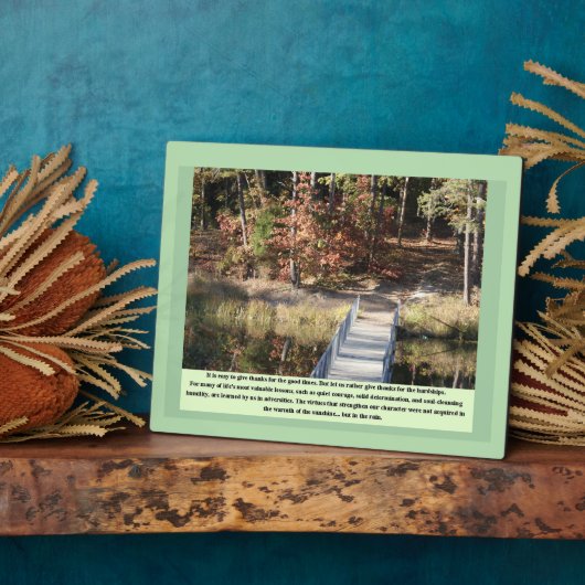 Inspirationsgeschenke Stille Courage Fotoplatte (Seite)