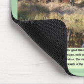 Inspirationsgeschenke Stille Courage Mousepad (Ecke)