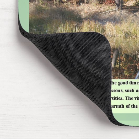 Inspirationsgeschenke Stille Courage Mousepad (Ecke)