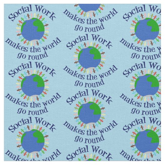 Inspirationsgesellschaftliche Arbeit macht die Wel Stoff (Nahaufnahme)